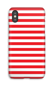 Red White Stripes Phone Case