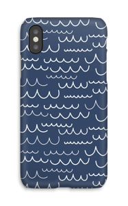 Blue Wave Pattern Phone Case